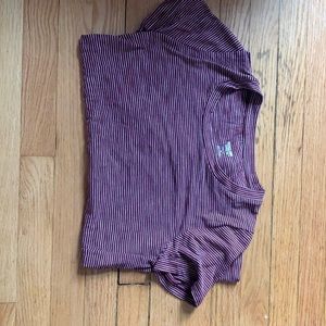 Red and white striped tshirt